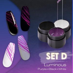 Manicure Luminous Nail Art Spider Nail UV Gel Nail Polish