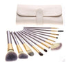 Persian Makeup Brush Set – Luxurious Rice White &amp; Champagne Gold Brushes