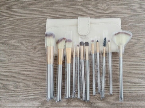 Persian Makeup Brush Set – Luxurious Rice White &amp; Champagne Gold Brushes